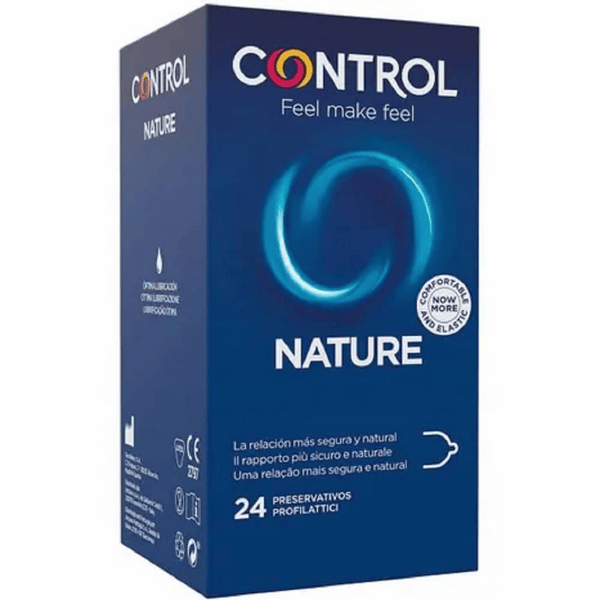 Control Nature Profilattici in Lattice Naturale Confezione Maxi 24 Pezzi