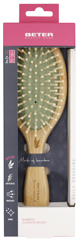 Beter Bamwood | Spazzola Districante Capelli Ricci | Punte in Legno