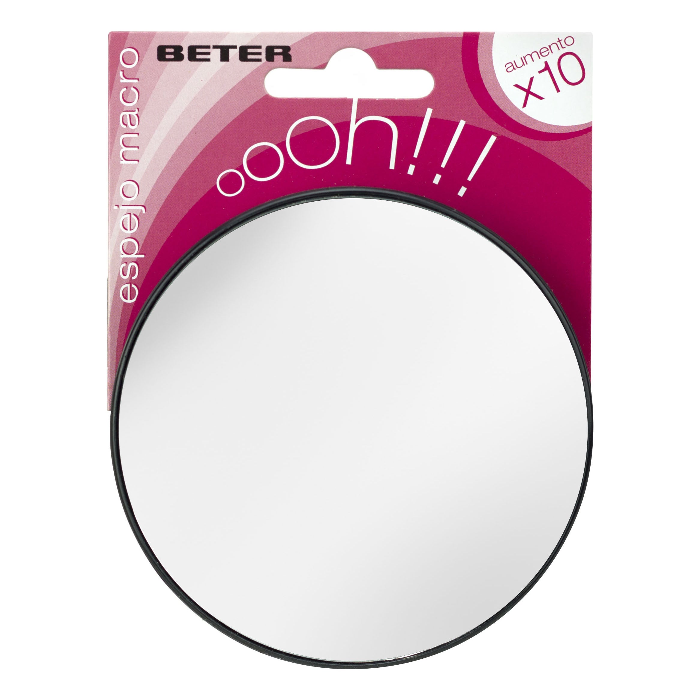 Beter Miroir con ventosa 10x ingrandimento nero 0,001 l