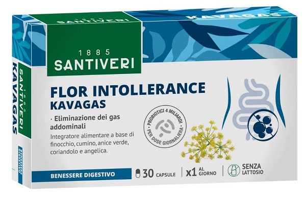 Flor Intollerance Kavagas Integratore Di Fermenti Lattici 30 Capsule