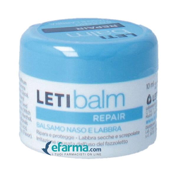 Leti Balm Adulti Balsamo Idratante Naso E Labbra Secche Vasetto 10 ml