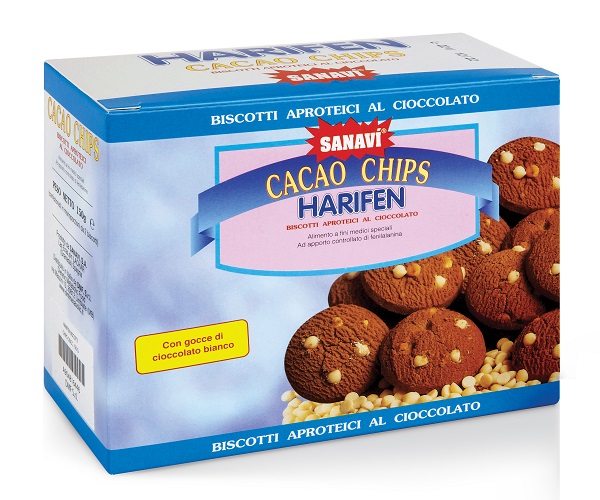 Harifen Cacao Chips Biscotti Aproteici Al Cioccolato 150 Grammi