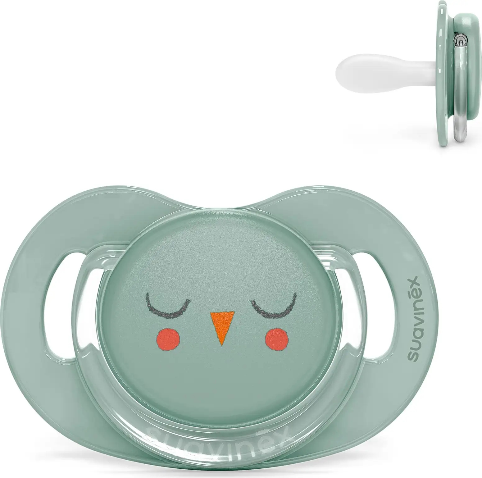 Suavinex Bonhomia Succhietto In Silicone Sx Pro 6-18 Mesi Civetta Verde