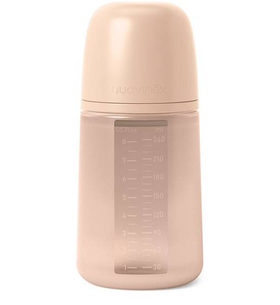 Suavinex Selection Colour Essence 3m+ Biberon In Silicone Nude 240ml