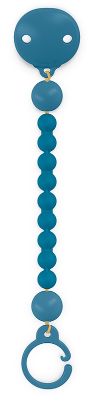Suavinex Colour Essence Clip Portaciuccio In Silicone Blu Oceano