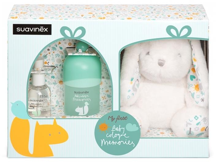 Suavinex Set Regalo Baby Cologne Memories Formato Viaggio 50 Peluche Per Bébé 100ml