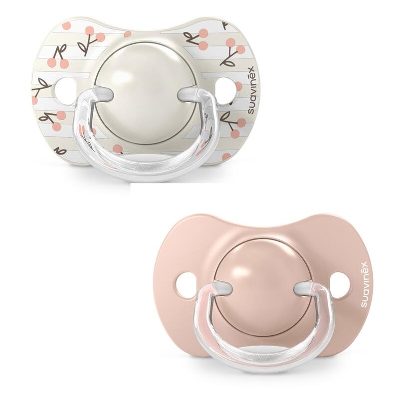 Suavinex Birdies Succhietti Tettarella Sx Pro 0-6 Mesi In Silicone Rosa 2 Pezzi
