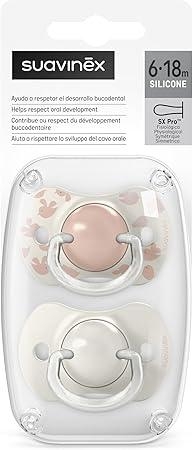 Suavinex Birdies Succhietti Sx Pro 6-18 Mesi In Silicone Rosa 2 Pezzi — confronto prezzi