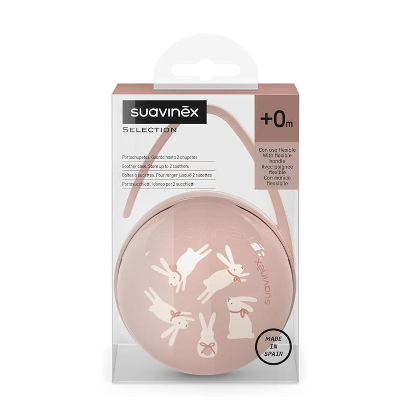 Suavinex Wonder Portaciuccio Doppio Custodia Per 2 Succhietti Coniglio Rosa — confronto prezzi