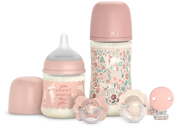 Set Wonder Welcome Baby 2 Biberon + 2 Succhietti + 1 Clip Portaciuccio Rosa — confronto prezzi