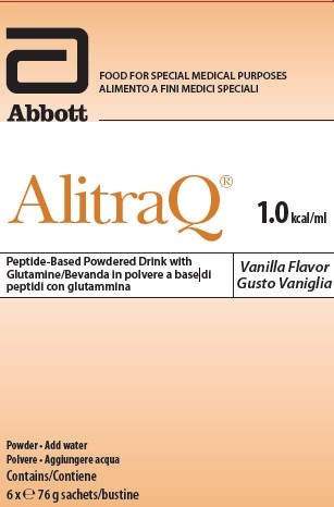 Alitraq Vaniglia Alimento Dietetico Con Glutamina 6 Bustine — confronto prezzi