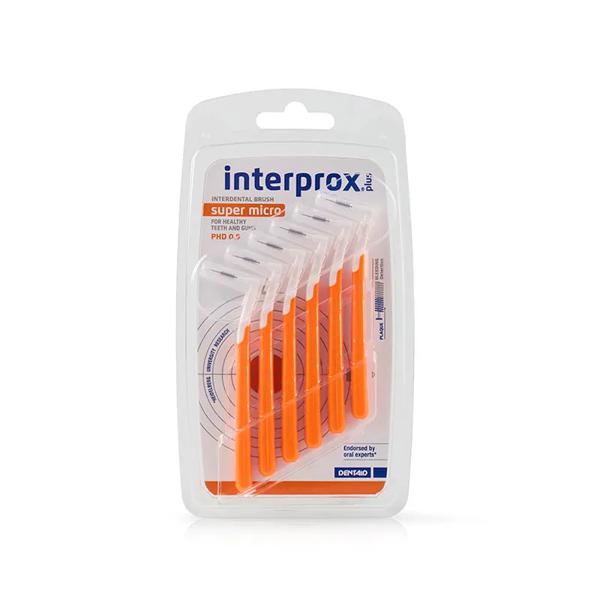 Interprox Plus Super Micro Scovolino Angolato 0.9 mm 6 Scovolini Arancioni