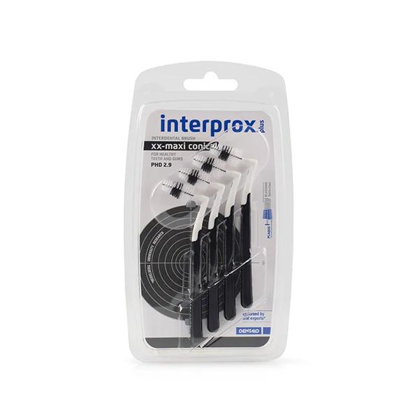 Interprox Plus XX-Maxi Conical Scovolino Angolato 2.9 mm Nero 4 Pezzi