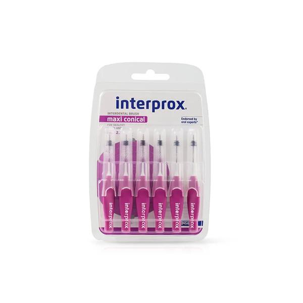 Interprox Maxi Scovolino Conico Angolato 2.3mm 6 Scovolini Viola