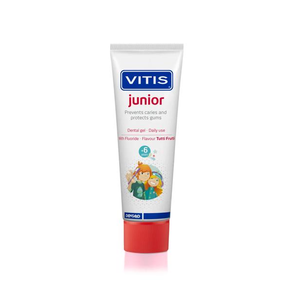 Vitis Junior Gel Dentifricio Bambini +6 anni 75 ml