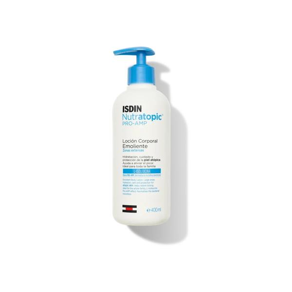 Isdin Nutratopic Pro-Amp Lozione Idratante per Pelle Atopica 400 ml
