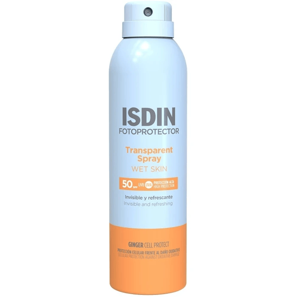 ISDIN Fotoprotector Transparent Spray Wet Skin SPF50 200 ml Protezione Solare