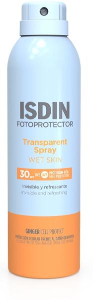 Isdin Transparent Spray Wet Skin Solare Corpo Spf 30 250ml