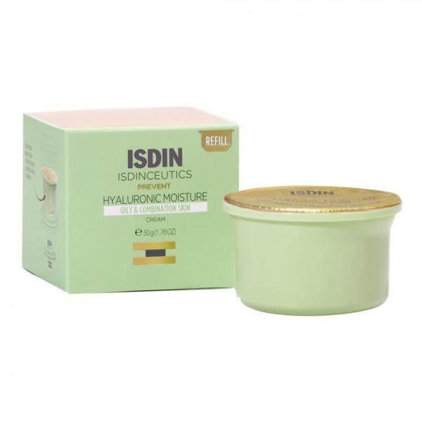 Isdin Hyaluronic Moisture 50 ml REFILL Crema Viso Idratante Per Pelle Mista e Grassa Con Acido Ialuronico