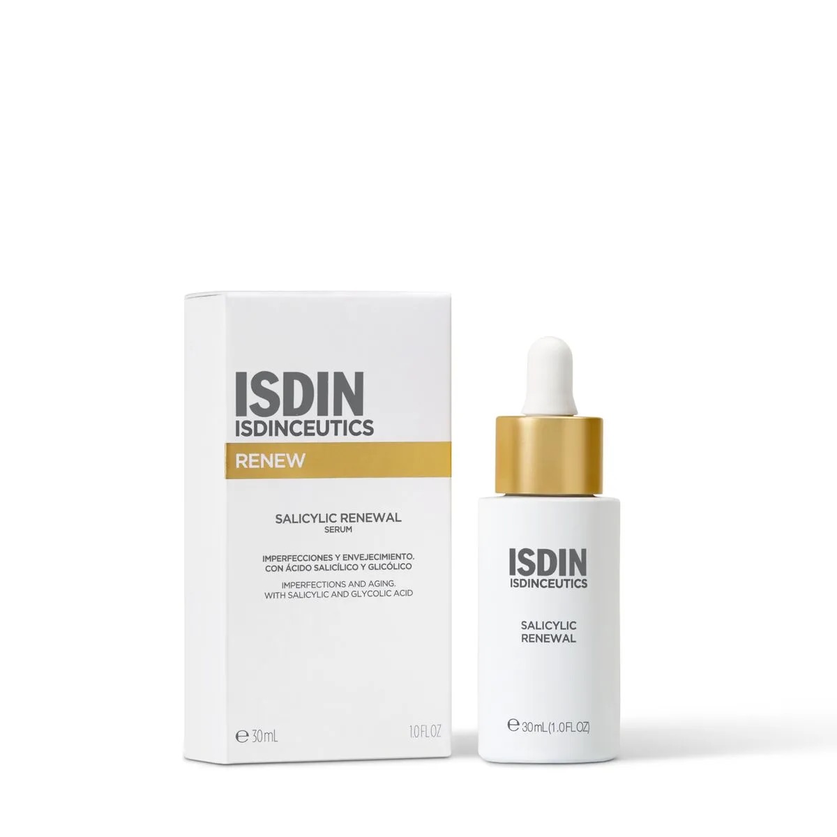 Isdin Isdinceutics Salicylic Renewal Siero 30 ml Esfolia e Purifica Pelle Acneica