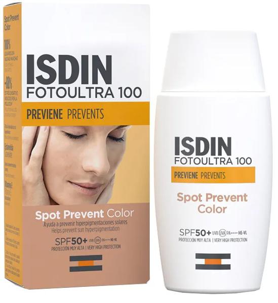 ISDIN Fotoultra Spot Prevent Color SPF50+ Crema Solare Viso Colorata 50 ml