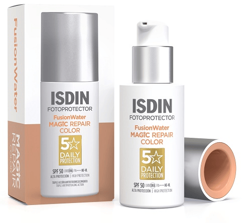 Isdin Fotoprotector Fusion Water Magic Repair Color Colorata SPF50 50 ml