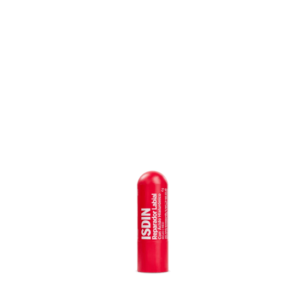 Isdin Reparador Labial Balsamo Labbra Con Acido Ialuronico Colore Rosso Stick 4 g