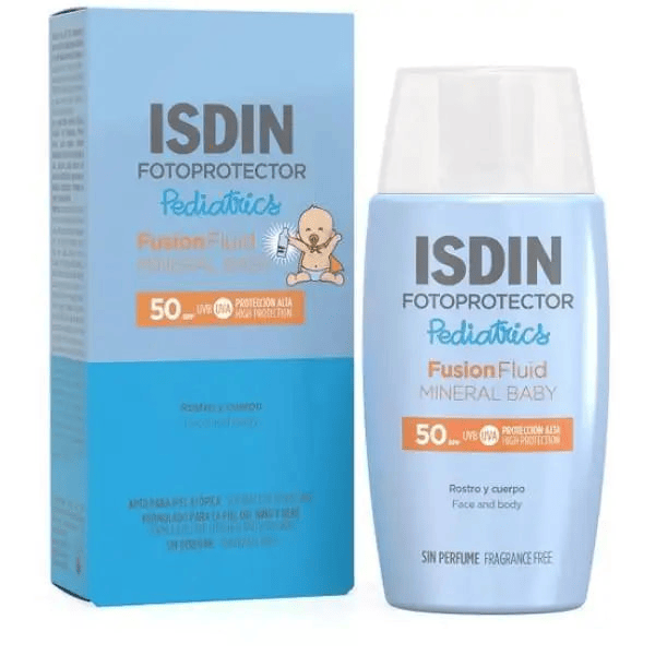 Isdin Fotoprotector Fusion Fluido Minerale Baby Pediatrics SPF 50 Protezione Bambini 50 ml