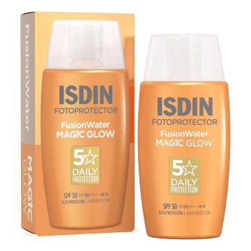 Isdin Fotoprotector Fusion Water Glow SPF50 Protezione Solare Viso Colorata 50 ml