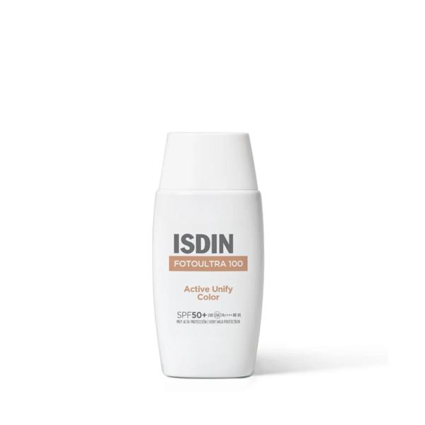 Isdin Foto Ultra 100 Active Unify Color Fluido Solare Uniformante Colorato 50 ml