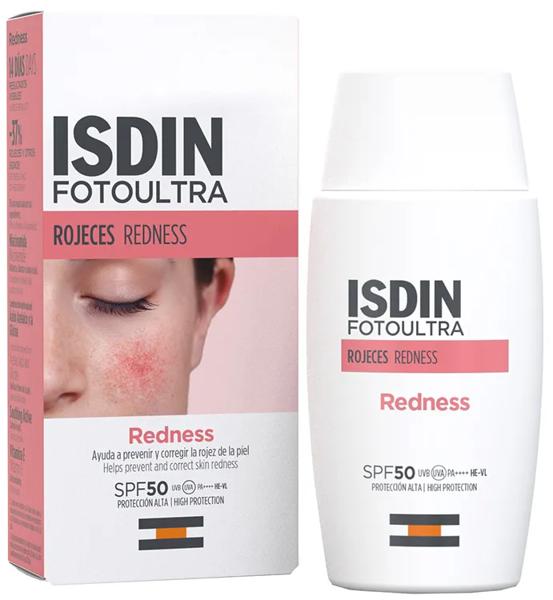 Isdin Fotoultra Redness Solare Viso Anti-Arrossamento Spf50 50ml