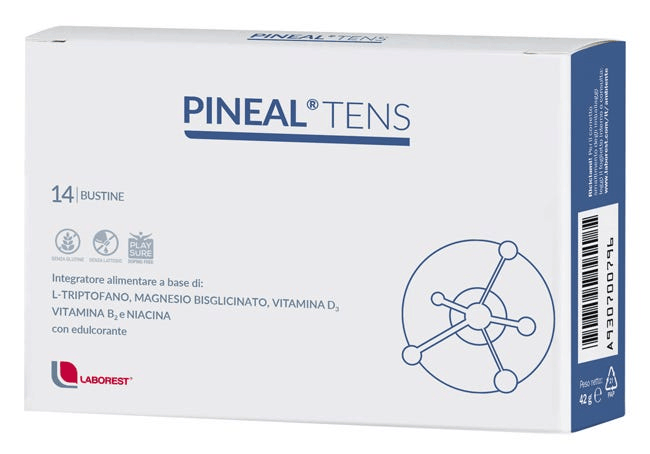 Pineal Tens Integratore Magnesio per l'Umore e la Funzione Muscolare 14 Bustine