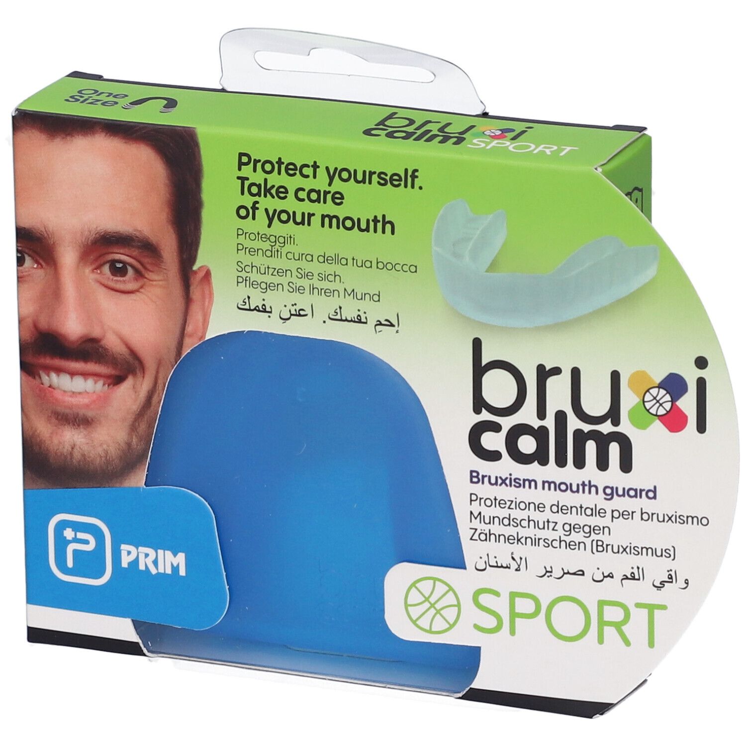 Sanico Bruxicalm - Sport Bite Protettivo Anti Bruxismo Automodellante, 1 pezzo