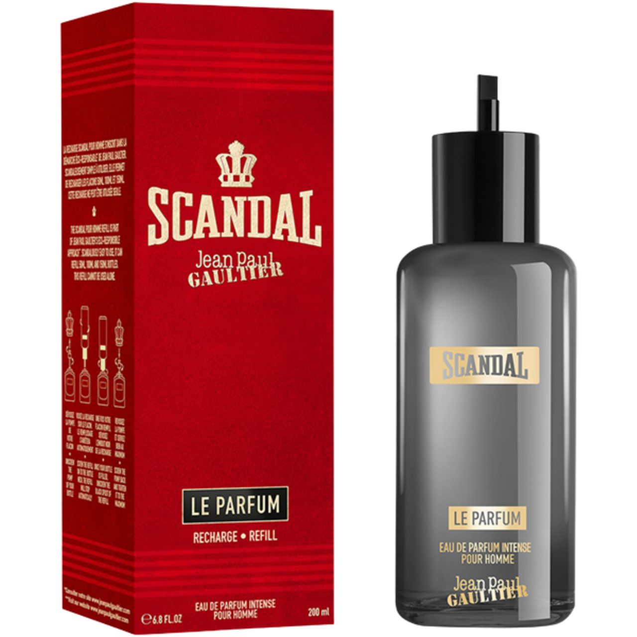Ricarica da 200 ml di Scandal Him Eau de Parfum Profumo