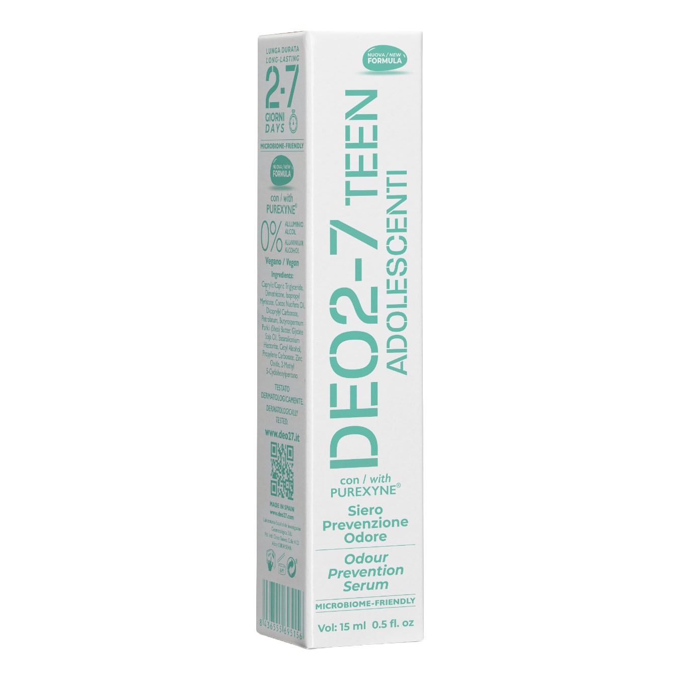 Deo 2-7 Teen Siero Deodorante Prevenzione Odore Per Adolescenti 15ml — confronto prezzi