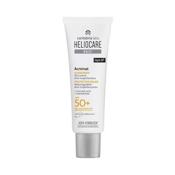 Heliocare 360° Acnimat SPF50+ Protezione Solare Viso Opacizzante 50 ml