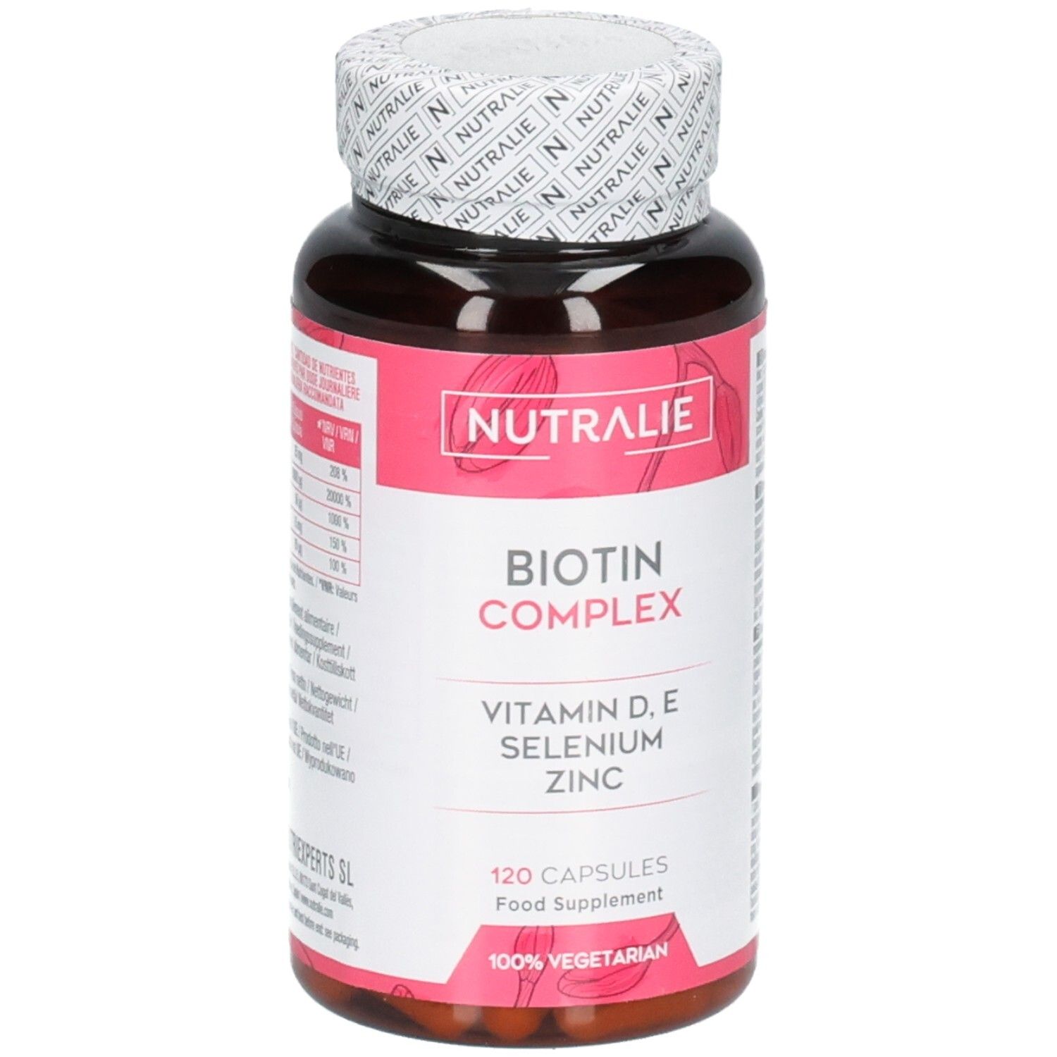 Nutralie BIOTIN ad alto dosaggio 120 pz Capsule