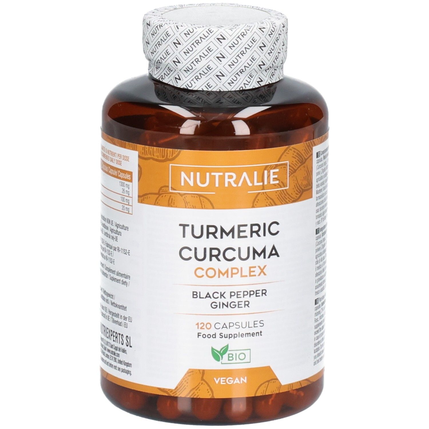 Nutralie Curcuma Capsule Biologiche Alto Dosaggio 120 pz — confronto prezzi
