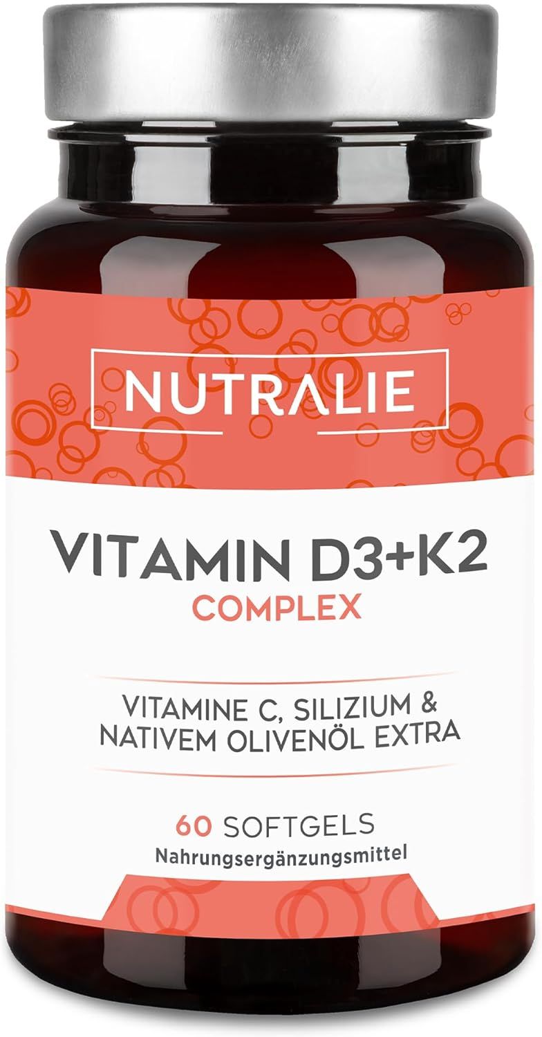 Nutralie Vitamina D3 + K2 ad alto dosaggio 60 St