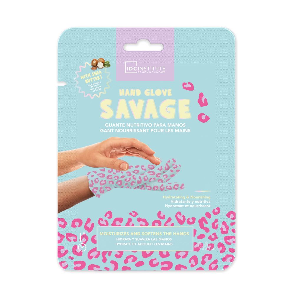 Idc Institute Maschera Mani Idratante con Stampa 1 pz Crema