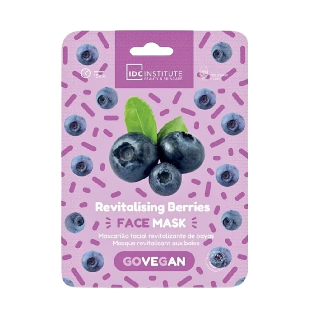 Idc Institute Maschera Viso Vegana ai Frutti Rossi 1 pz
