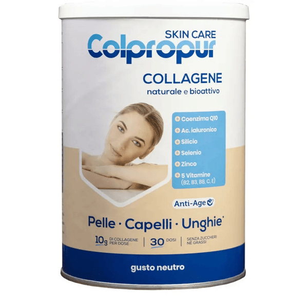 Colpropur Skin Care Gusto Neutro 309 gr Integratore di Collagene per Pelle Capelli e Unghie