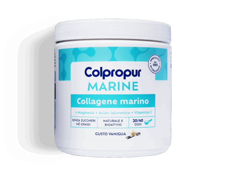 Colpropur Marine Collagene Marino Gusto Vaniglia 228 gr Integratore per Pelle e Ossa