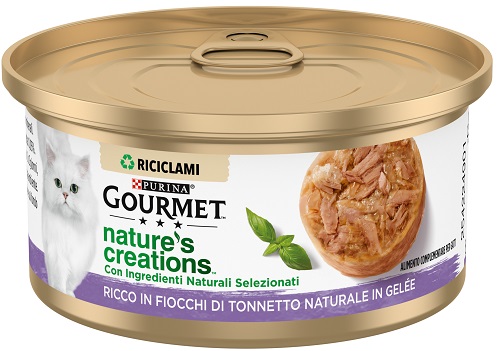 NESTLE' PURINA GOURMET GATTO CREATIONS GELEE JELLY TONNETTO 70GR (lattina) — confronto prezzi