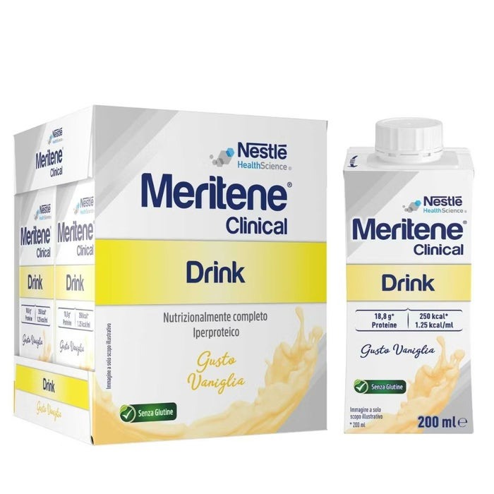 Meritene Drink Vaniglia 4 Pezzi da 200 ml