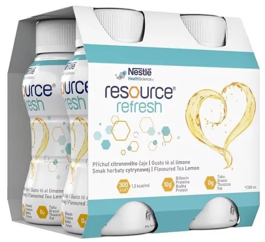 Nestlè Resource Refresh Gusto Tè Al Limone 4 Bottiglie Da 200ml
