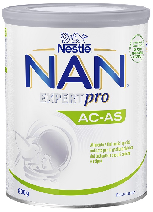 NAN Expert Pro AC-AS Latte Speciale Anti Stipsi 800 g