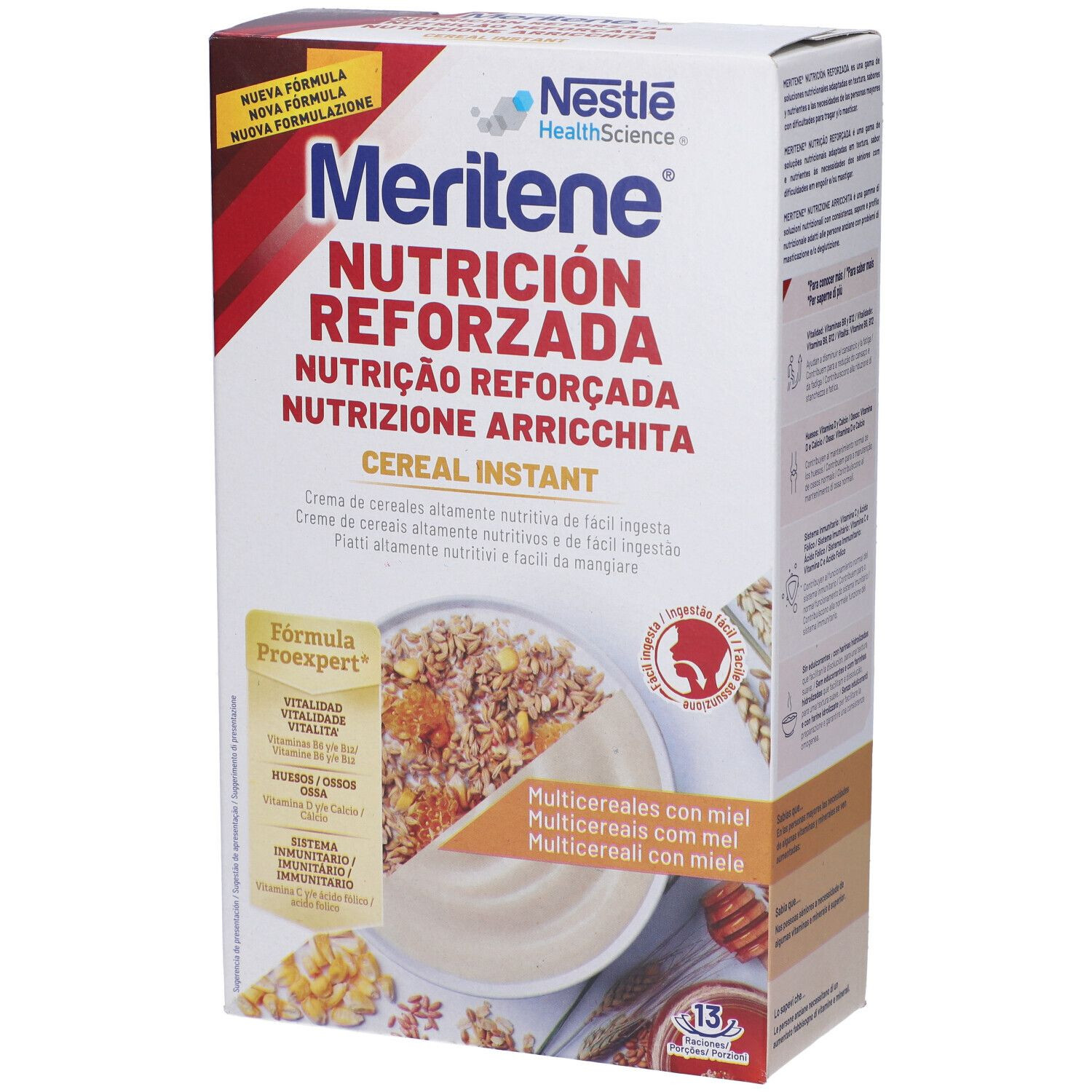 Meritene Cereal Instant Crema Istantanea 8 Cereali e Miele 520 g Polvere per soluzione orale — confronto prezzi