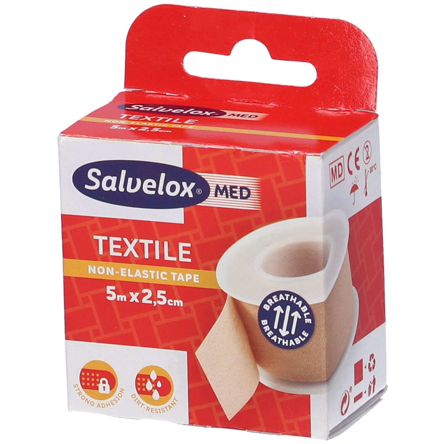 Salvelox Med Textile Cerotto non Elastico 5m x 2,5cm 1 pz