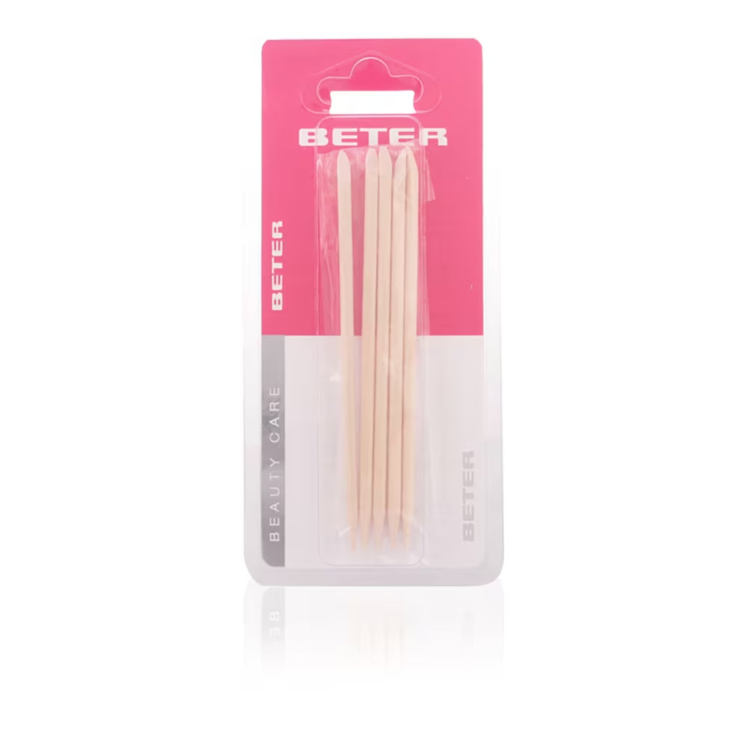 Beter Spingi Cuticole Legno | Duri e Flessibili per Manicure Delicata | 5 Pezzi